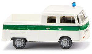 Wiking 031405 1/87 Scale Police - Volkswagen T2 Double Cabin High Quality