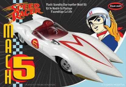 Polar Lights 990 1/25 Speed Racer Mach 5 Race Car