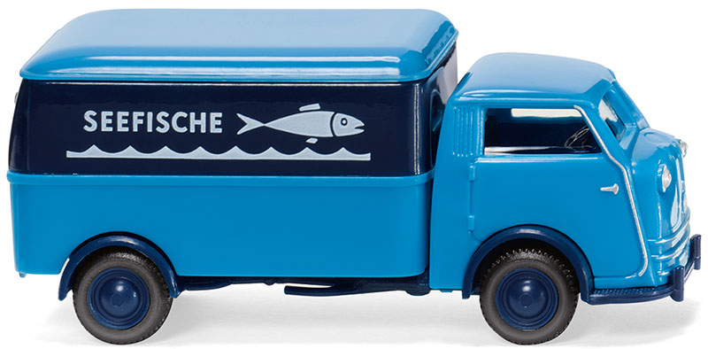 Wiking 033506 1/87 Scale Seefische - Tempo Matador Delivery Box Van High