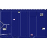 Atlas Trainman 50005433 N 20'Hi-Cube Msw Container Esiu 4Pk