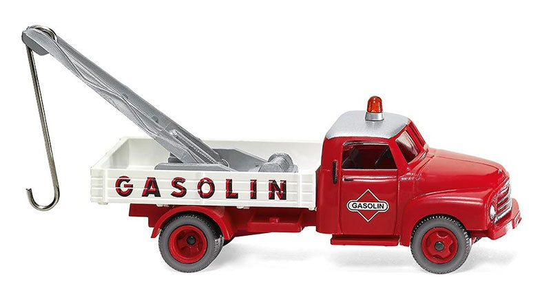 Wiking 035202 1/87 Scale Gasolin - Opel Blitz Tow Truck High Quality
