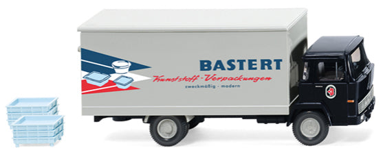 Wiking 042501 1/87 Scale Bastert - Magirus 100 D7 Box Truck High