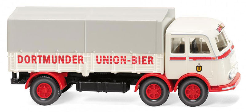Wiking 042903 1/87 Scale Dortmunder Union - Mercedes-Benz LP 333 Flatbed Truck