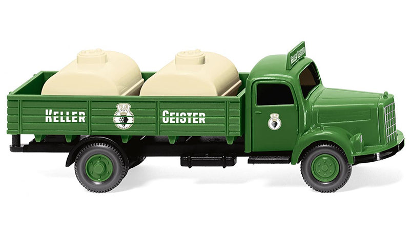 Wiking 043020 1/87 Scale Keller Geister - Mercedes-Benz L 3500 Standby Tanker