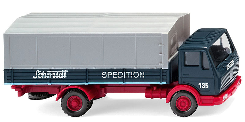 Wiking 043703 1/87 Scale Spedition Schmidt - Mercedes-Benz NG Flatbed Truck High