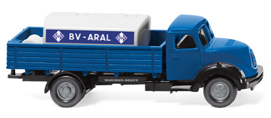 Wiking 043803 1/87 Scale Aral - Magirus Sirius Flatbed Truck