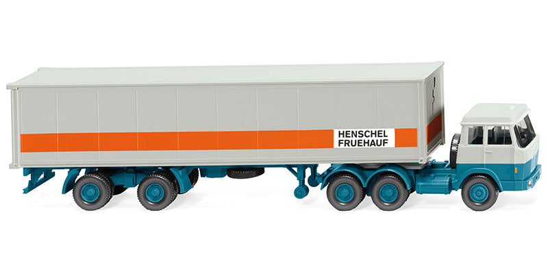 Wiking 052705 1/87 Scale Henschel Fruehauf - Hanomag Semi-Truck