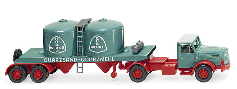 Wiking 053405 1/87 Scale Quarzwerke - Henschel Tractor