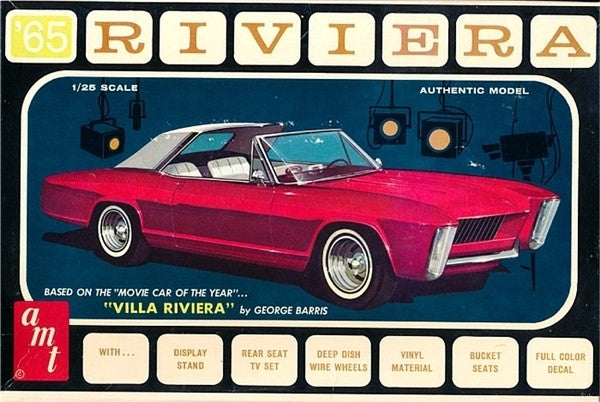 AMT Models 1121 1/25 1965 Buick Riviera (George Barris) (3 in 1) (D)