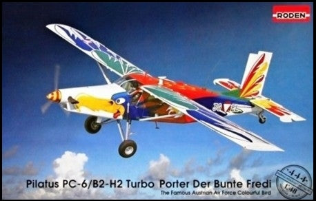 Roden 444 1/48 Pilatus PC6B1/H2 Turbo-Porter Austrian AF Light Transport Aircraft (D)