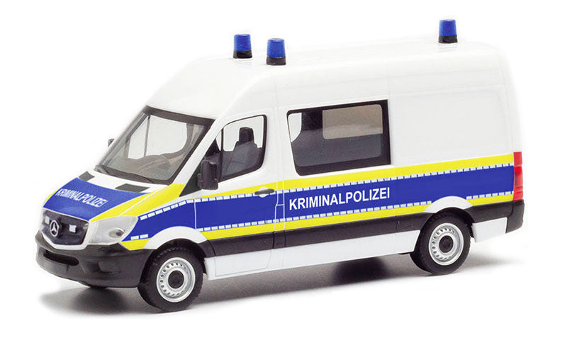 Herpa 95563 1/87 Scale Brandenburg Police - Mercedes-Benz Sprinter 13 Half-Bus High