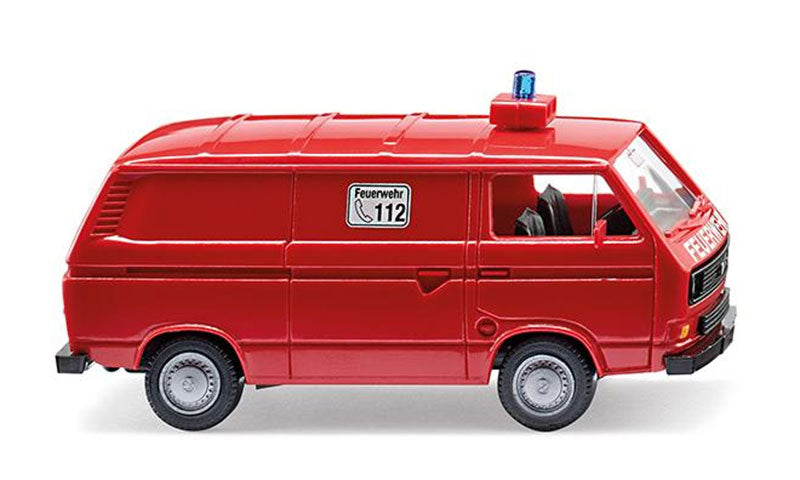 Wiking 060133 1/87 Scale Fire Service - 1981-92 Volkswagen T3 Van High