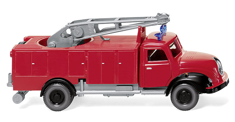 Wiking 062304 1/87 Scale Fire Service - Magirus Rescue Vehicle High Quality