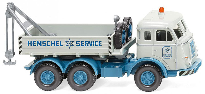 Wiking 063408 1/87 Scale Henschel Service - Henschel Towing Vehicle High Quality