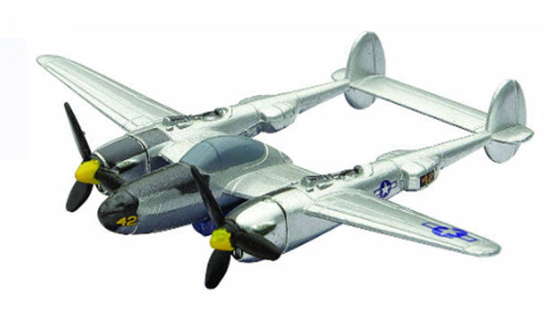 New-Ray 06687-B 1/200 Scale P-38 Lightning Fighter Plane Made of diecast metal