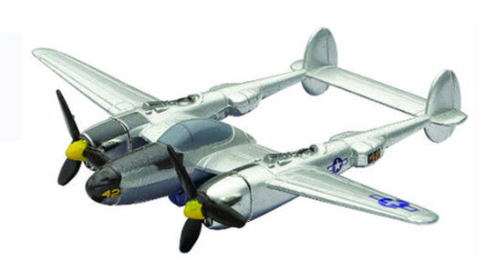 New-Ray 06687-B 1/200 Scale P-38 Lightning Fighter Plane Made of diecast metal