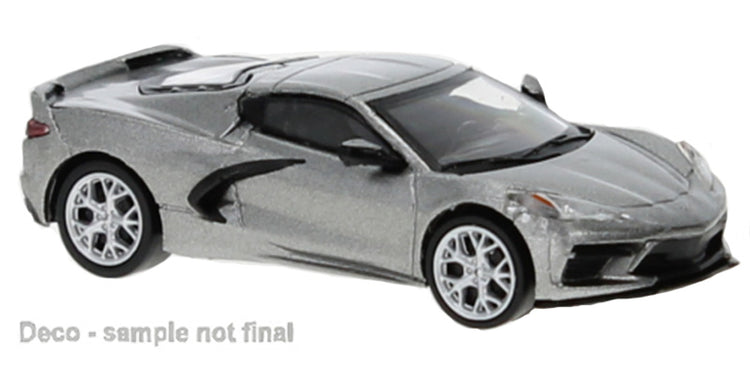 Pcx87 0674 1/87 Scale 2020 Chevrolet Corvette C8 Metallic Grey high quality