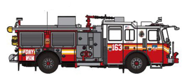 Pcx87 0683 1/87 Scale FDNY Staten Island Fire Service