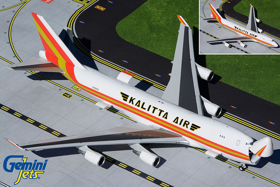 Gemini Jets 1/200 G2CKS928 Gemini200 Kalitta 747-400Erf 1/200 Reg#782Ck Interactive