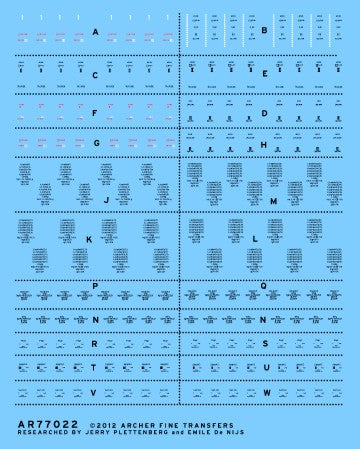 Archer Fine Transfers 77022 Waterslide Decal: 1/35 German 88mm Ammo Stencils
