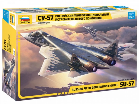Zvezda 7319 1/72 Russian SU57 Fifth-Generation Fighter