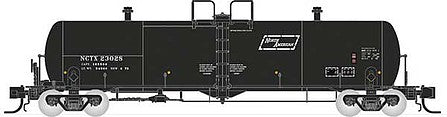 Rapido Trains 535008a N Scale Procor GP20 20,000-Gallon Tank Car - Ready to Run -- North American NCTX 2 (black, white)
