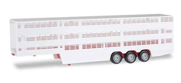 Herpa 076334 1/87 Scale Cattle Trailer
