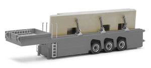 Herpa 076418 1/87 Scale Concrete Parts Trailer