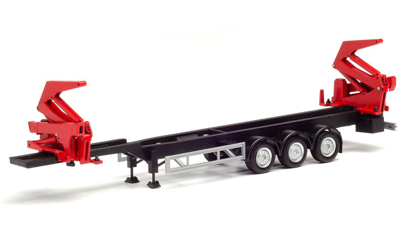 Herpa 076982 1/87 Scale Hammar Side-Loader Container Trailer High Quality