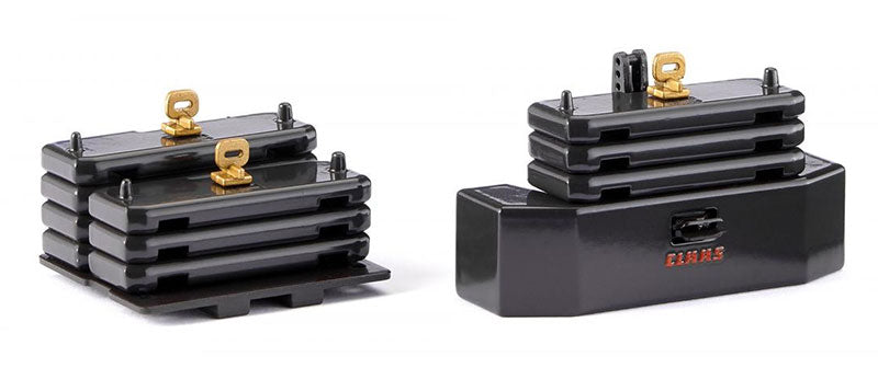 Wiking 077855 1/32 Scale Claas Ballast-Gewichte Xerion Ballast Weights					 Diecast metal