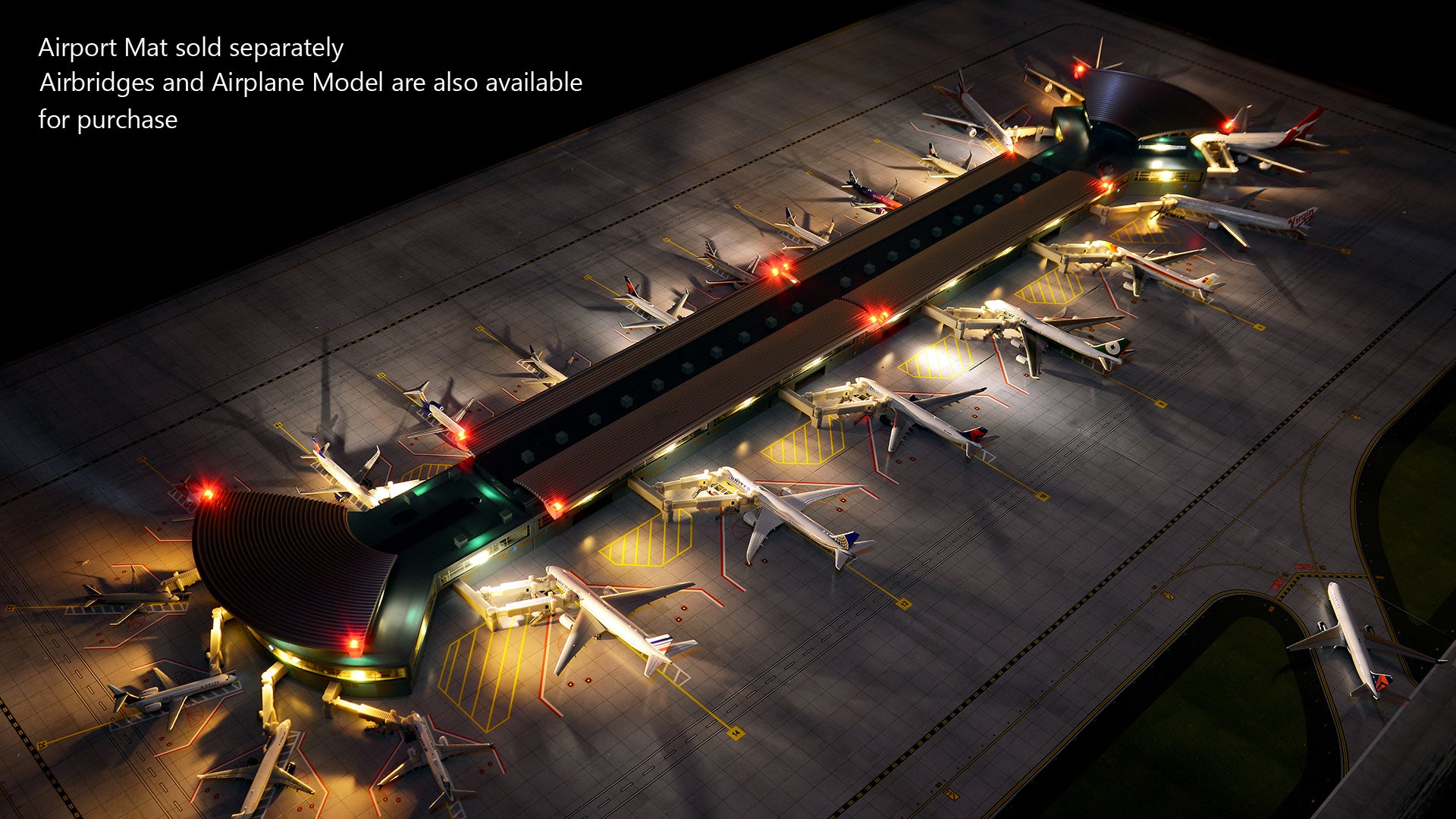 Gemini Jets 1/400 GJARPTC Gemini New Airport Terminal Double Rotunda 1/400