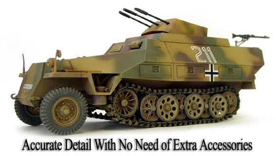 AFV Club 35082 1/35 SdKfz 251/21 Ausf D Halftrack w/MG151 20mm Anti-Aircraft Gun