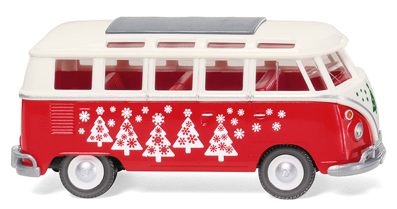 Wiking 079728 1/87 Scale Christmas Bulli - Volkswagen T1 Sambabus High Quality