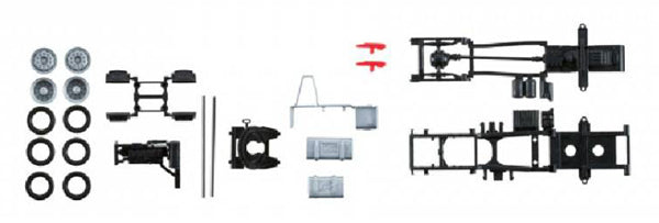 Herpa 084123 1/87 Scale MAN TGX Euro 6 Chassis Parts Kit high