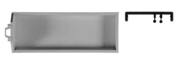 Herpa 084321 1/87 Scale Roll-Off Truck Containers- 2 Containers Per Package