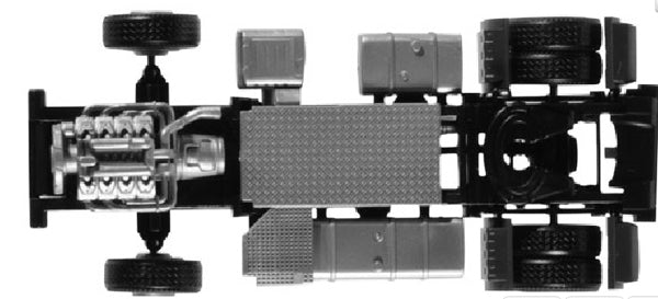 Herpa 084826 1/87 Scale Scania CR/CS Lowliner Chassis high quality
