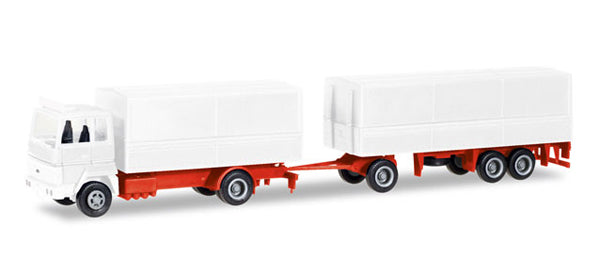 Herpa 13192 1/87 Scale Ford Transconti Truck And 2-Axle Trailer