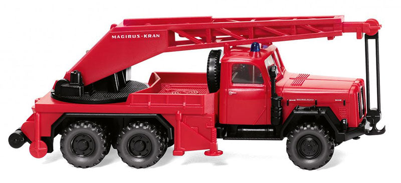 Wiking 086149 1/87 Scale Fire Service - Magirus Uranus Crane Truck KW