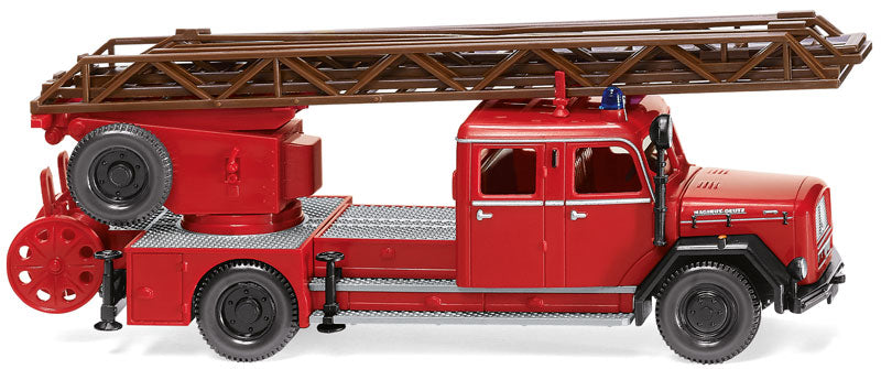 Wiking 086233 1/87 Scale Fire Service - Magirus-Deutz Turntable Ladder DL 25h