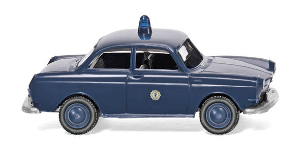 Wiking 086436 1/87 Scale Berlin Police - Volkswagen 1600 Patrol Car High