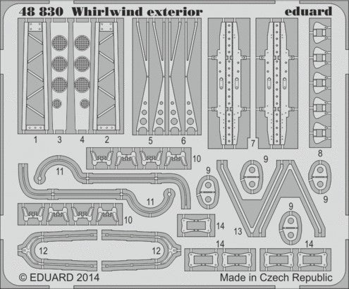 Eduard 48830 1/48 Aircraft- Whirlwind Exterior for TSM (D)