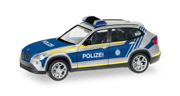 Herpa 93033 1/87 Scale Police - BMW X1 Police Car All or