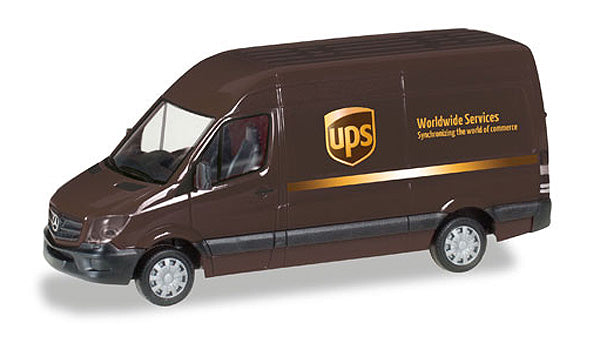 Herpa 093408 1/87 Scale UPS - Mercedes-Benz Sprinter Delivery Van high quality