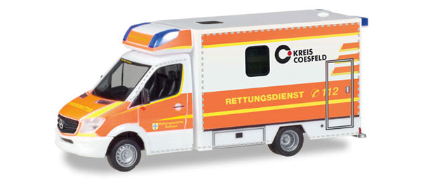 Herpa 93675 1/87 Scale Mercedes-Benz Sprinter Fahrtec RTW Ambulance