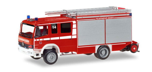 Herpa 93750 1/87 Scale Mercedes-Benz Atego HLF Fire Truck high quality