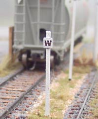 Osborn Models 1019 Ho G/P Whistle Posts