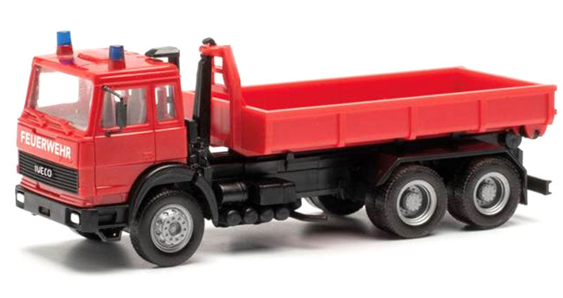 Herpa 097178 1/87 Scale Fire Service - Magirus Roll-Off Truck All or