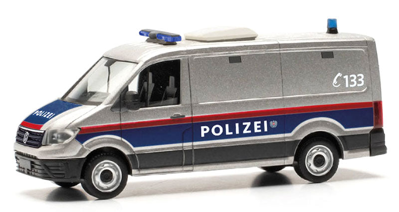 Herpa 097406 1/87 Scale Austria Polizei - Volkswagen Crafter Prisoner Transport high