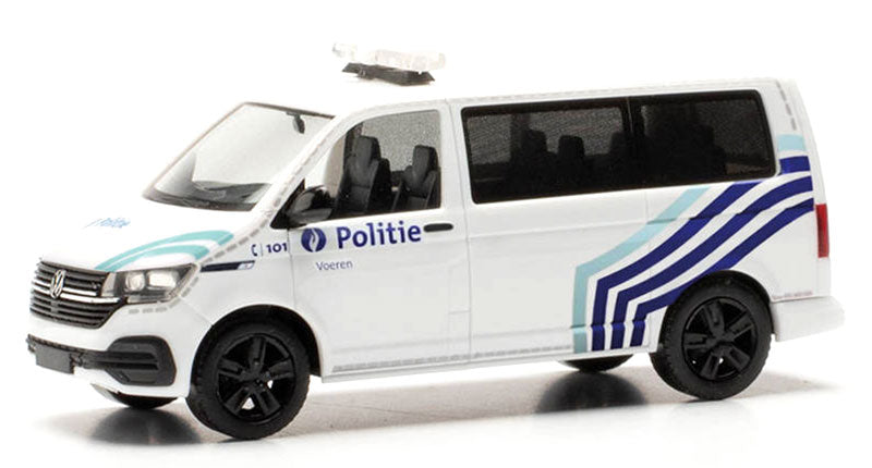 Herpa 097468 1/87 Scale Belgium Politie - Volkswagen T6.1 Bus high quality