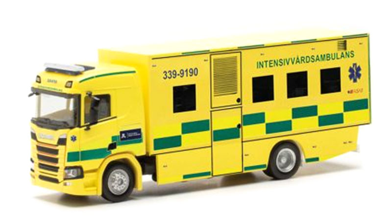 Herpa 097512 1/87 Scale Sweden Intensive Car Ambulance